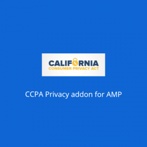 CCPA for AMP 1.0.1