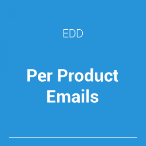 Easy Digital Downloads Per Product Emails 1.1.8