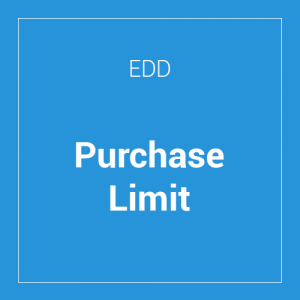 Easy Digital Downloads Purchase Limit 1.2.23