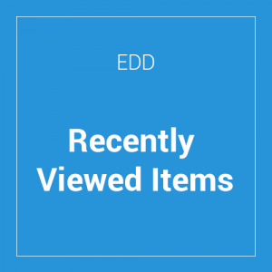Easy Digital Downloads Recently Viewed Items 1.0.2