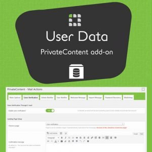PrivateContent – User Data Add-on 3.4.2