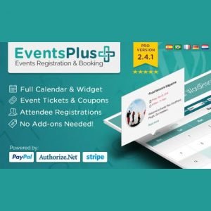 WP EventsPlus – Events Calendar Registration & Booking 2.5.3