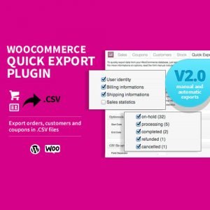 WooCommerce Quick Export Plugin 2.4.2