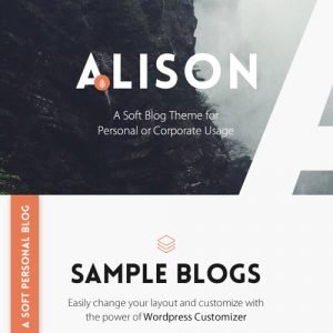 Anne Alison – Soft Personal Blog Theme 1.2.0