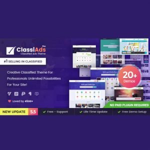 Classiads – Classified Ads WordPress Theme 6.1.1