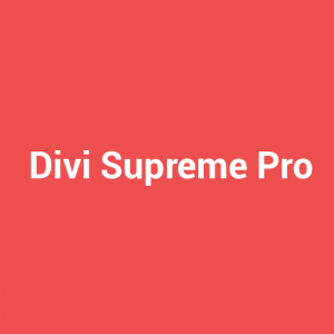 Divi Supreme Pro 4.9.38