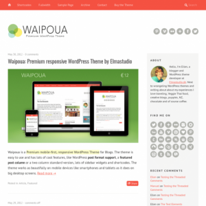 ElmaStudio Waipoua WordPress Theme 1.1.3
