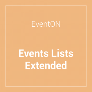 EventON Events Lists Extended Add-on 1.0