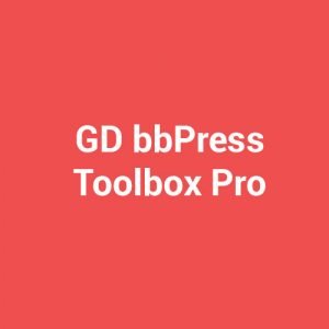 GD bbPress Toolbox Pro 7.0.5