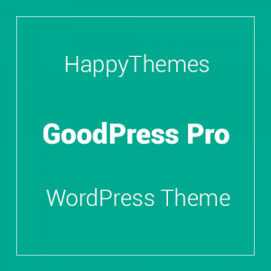 HappyThemes GoodPress Pro 1.4