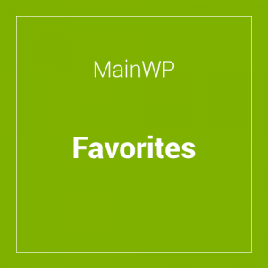 MainWP Favorites Extension 4.0.11