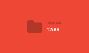 Meta Box Tabs 1.1.15