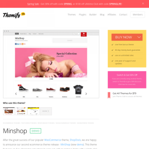 Themify Minshop WooCommerce Theme 7.0.9