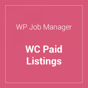WP Job Manager WC Paid Listings 2.9.9