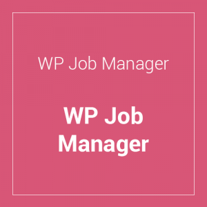 WP Job Manager WordPress Plugin 1.39