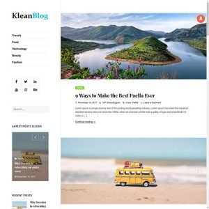 WP OnlineSupport – Klean Blog Pro 1.0.2
