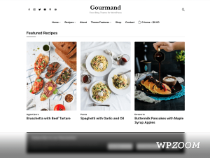 WPZoom Gourmand WordPress Theme 1.0.9