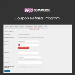 WooCommerce Coupon Referral Program 1.6.8