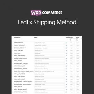 WooCommerce FedEx Shipping Method 3.7.3