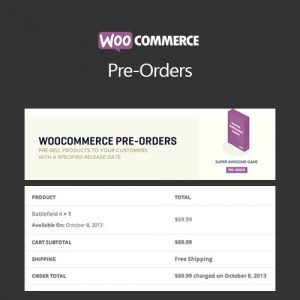 WooCommerce Pre-Orders 2.0.1
